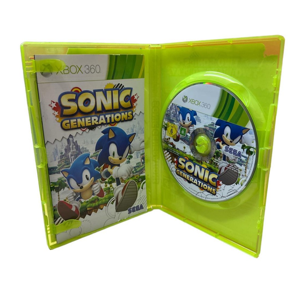 Sonic Generations Xbox 360 Game With Manual Own4Less